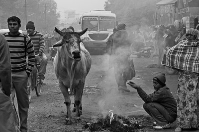 Indien in Schwarz-Weiß