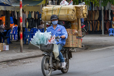 Vietnam Zweiradfahrer
